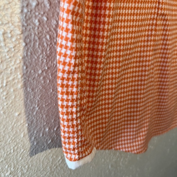 Robert Graham Men's Tailored Fit Howells Woven Shirt Orange & White Size XL - Picture 4 of 6